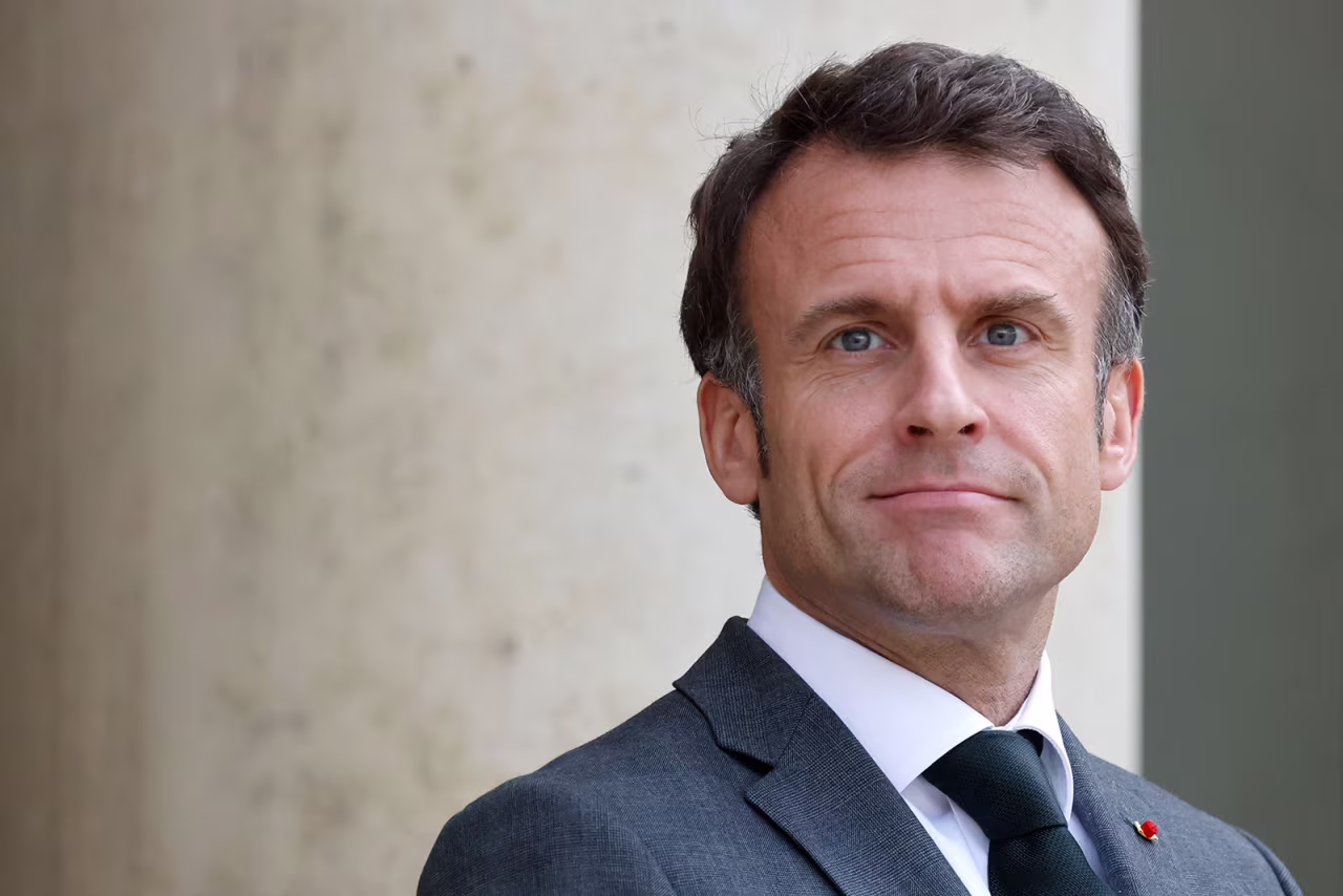 French President Emmanuel Macron in Paris, on May 11. 