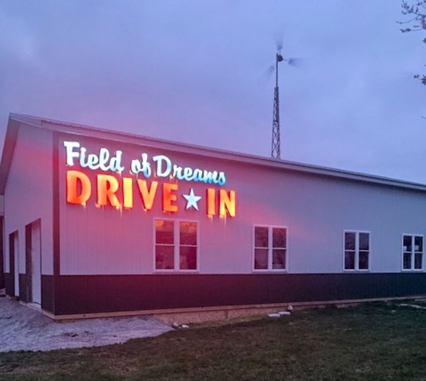 Field of Dreams Drive In in Liberty Center, Ohio.