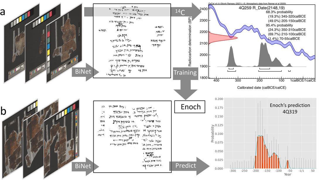 Dubbed Enoch after the biblical figure, the AI correctly guessed the age of the manuscript fragments 85% of the time, according to lead study author Mladen Popović, a dean at the University of Groningen.