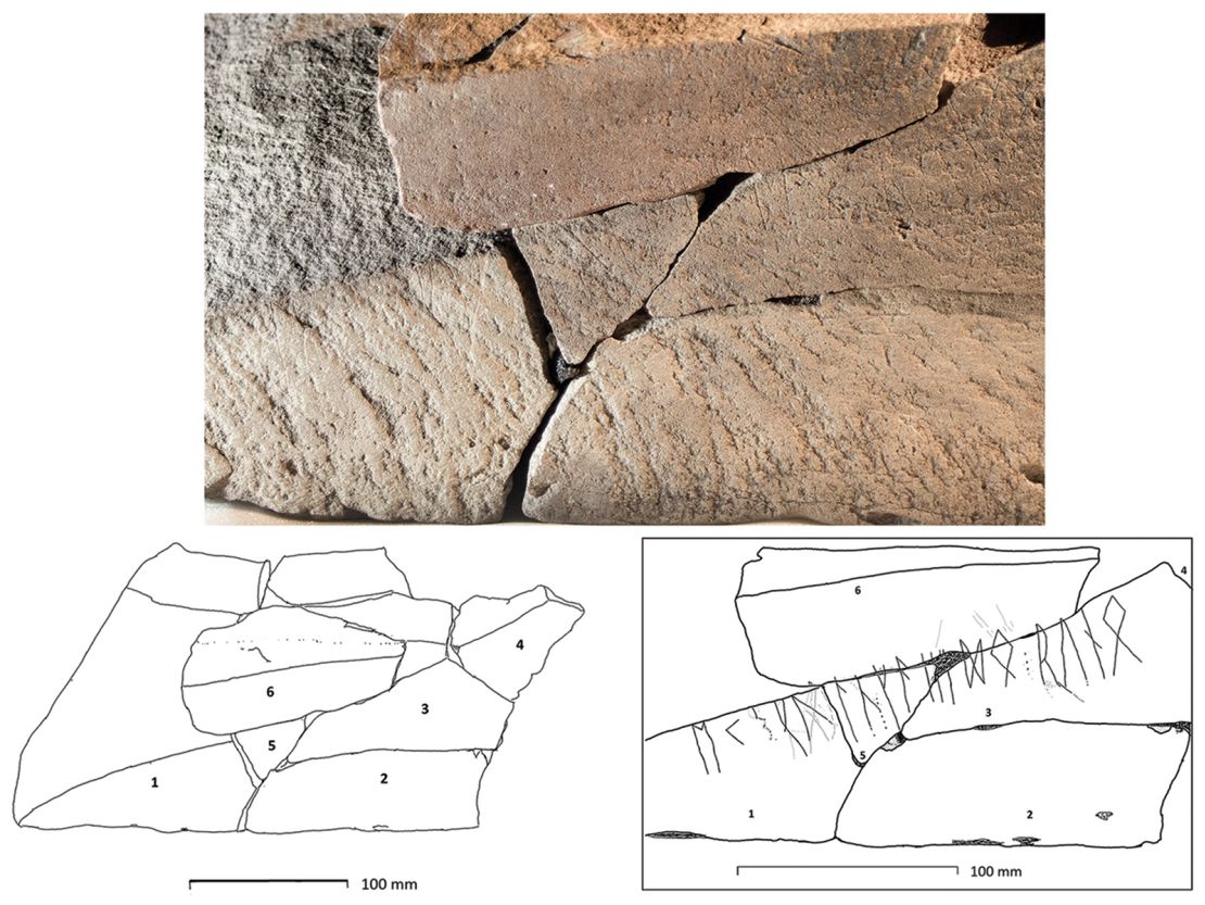 Meerdere stenen met markeringen ontdekt op een oude ernstige site in Noorwegen lijken in elkaar te passen, bestaande uit de oudste gedocumenteerde Rune Stone.