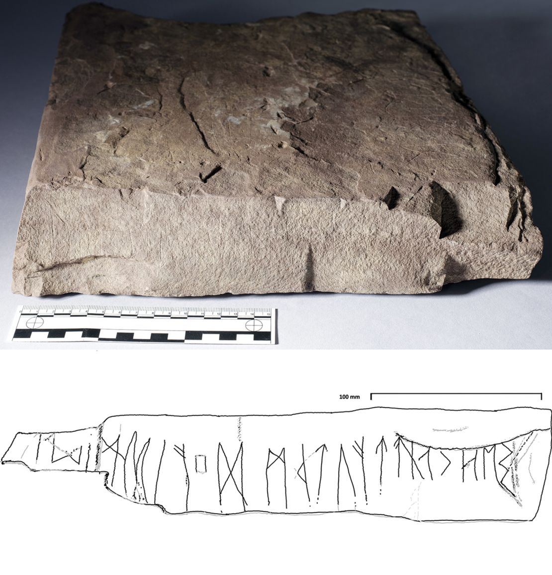 The Hole 3 stone's runes suggest the inscriber may have been a woman, based on analysis by the researchers.