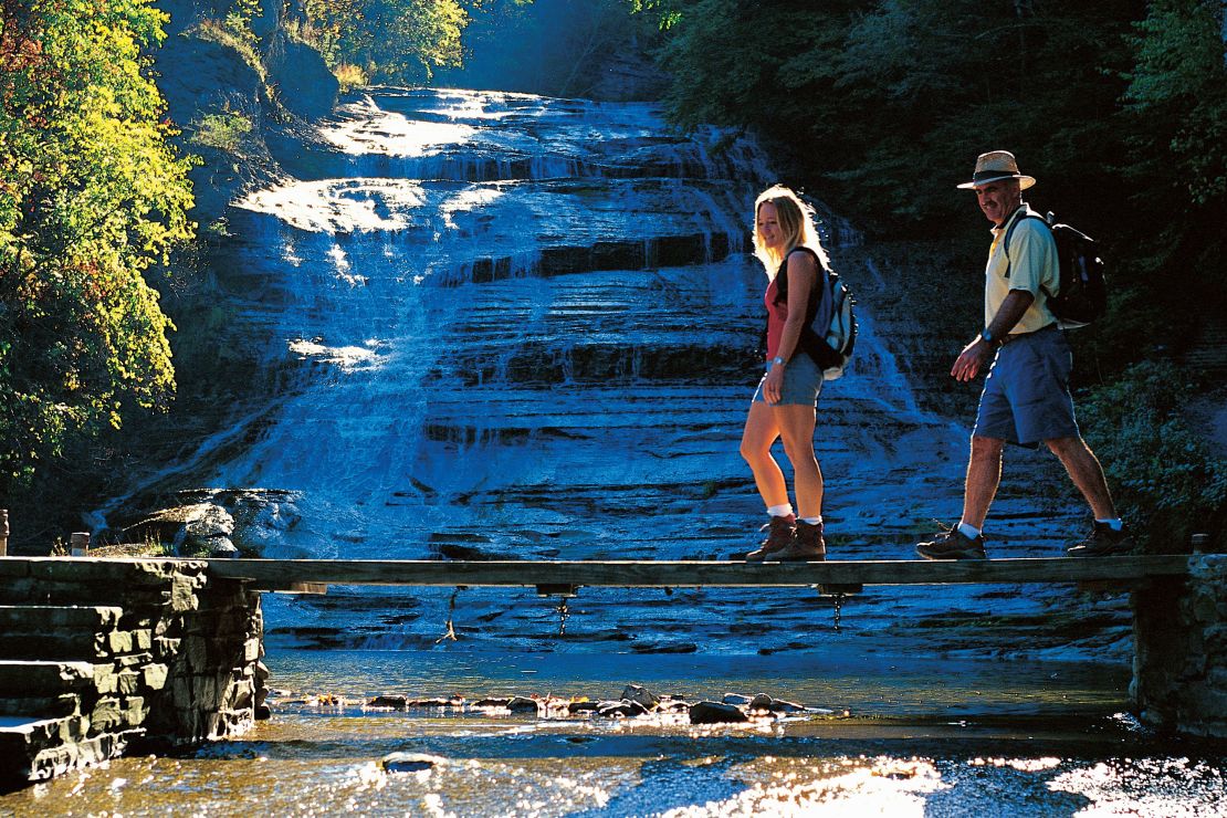 Buttermilk Falls State Park is one of many spots to find Ithaca's natural beauty.