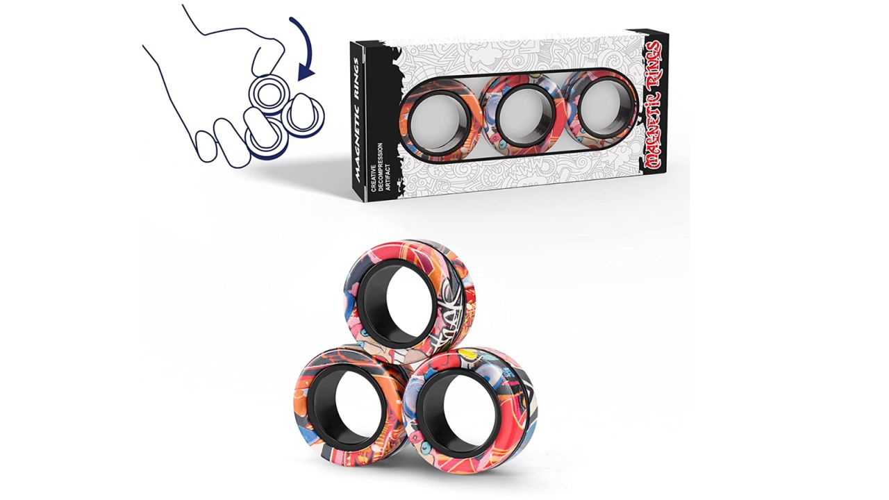 Finger Rock Store Magnetic Rings Fidget Toy Set