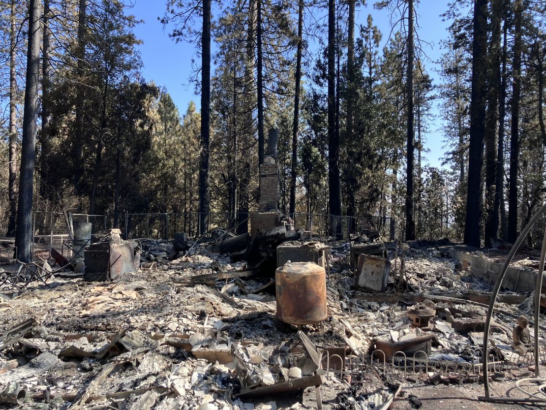 Michael and Kristy Daneau's second home was destroyed by the park fire