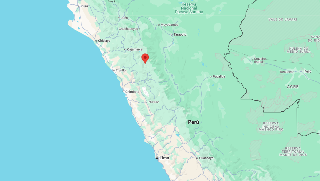 Ubicación de Pataz, Perú