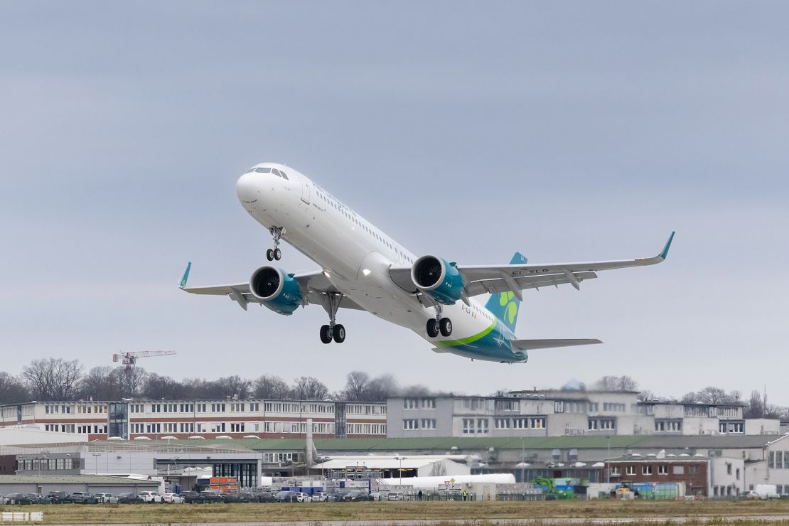 The Irish airline Aer Lingus is one of the first carriers to fly the plane.