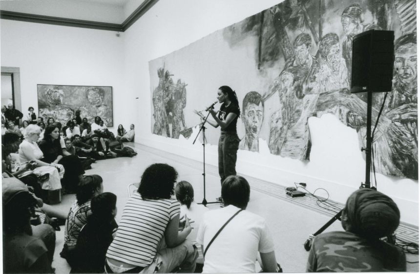 First Saturday at the Brooklyn Museum, December 2002.