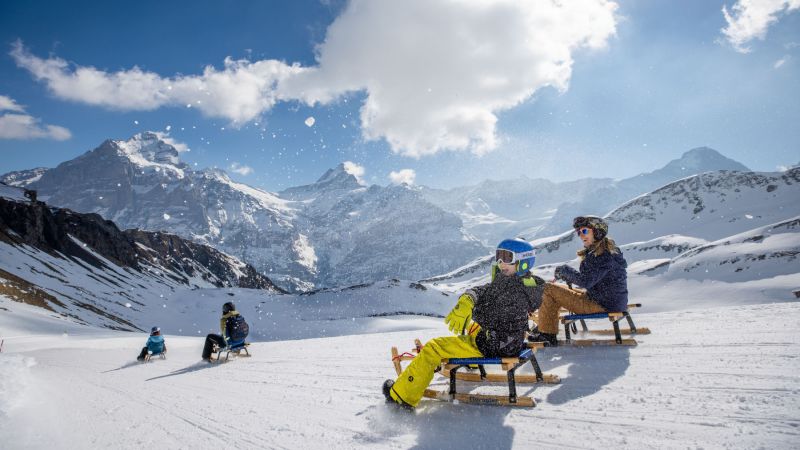 In Switzerland, sledding is not for the faint of heart