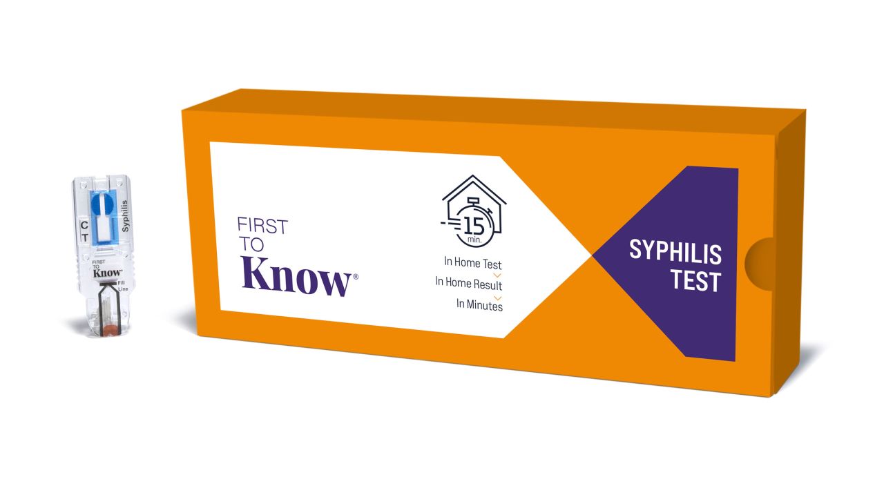 NOWDiagnostics' at-home syphilis test.