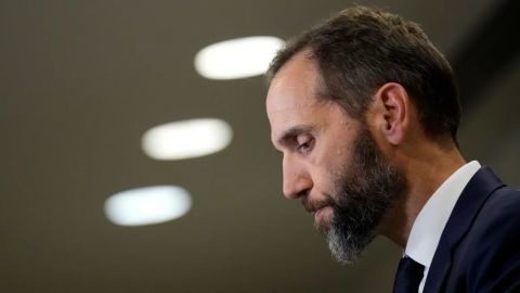 El fiscal especial Jack Smith pronuncia un discurso el 1 de agosto de 2023 en Washington.
