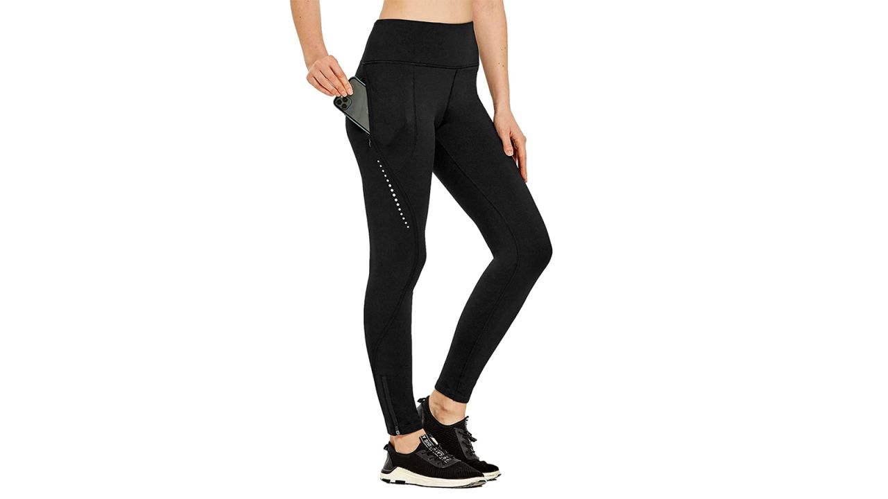 FitsT4 Thermal Fleece Lined Cycling Tights
