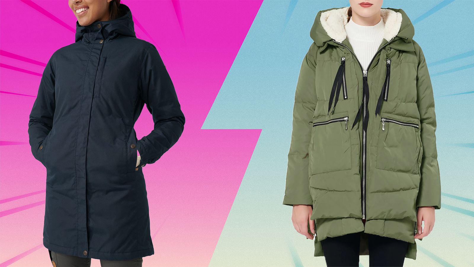 Tek Gear Nylon Puffer Coats & Jackets for Women