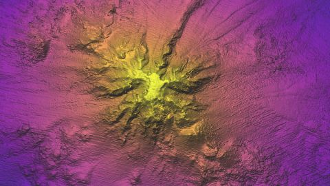 During this expedition, the science department discovered, mapped, and explored a new seamount with Remotely Operated Vehicle (ROV) SuBastian. The seamount covers an area of about 70 sq km. The summit depth is 994m and the base is at 4,103m giving it a prominence of 3,109m over the surrounding seafloor. Hydrographic experts used the Research Vessel Falkor (too)'s EM124 multibeam echosounder to map the seamount, located 700 nautical miles west of Chile in international waters. The ship's crew has proposed a name currently under review with the GEBCO Subcommittee on Underwater Feature Names. Credit: Schmidt Ocean Institute

Due to our legal status as a 501(c)(3) private operating foundation, no media produced by Schmidt Ocean Institute may be used in attempting to influence legislation or lobbying.

Additionally, all visual assets (Images, videos, etc) can only be used as stated by creative commons Attribution-NonCommercial-ShareAlike
CC BY-NC-SA

Attribution — You must give appropriate credit, provide a link to the license, and indicate if changes were made. You may do so in any reasonable manner, but not in any way that suggests the licensor endorses you or your use.

NonCommercial — You may not use the material for commercial purposes.

ShareAlike — If you remix, transform, or build upon the material, you must distribute your contributions under the same license as the original.

https://creativecommons.org/licenses/by-nc-sa/4.0/