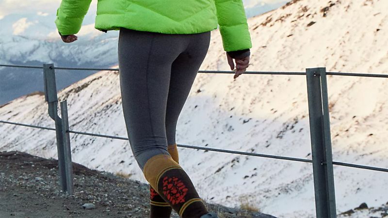 BALEAF Womens Fleece Lined Hiking Leggings Water Resistant Pants Thermal  Warm Winter Waterproof Yoga Pants