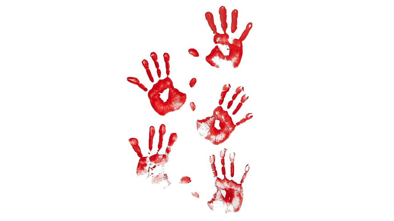 Floor Gore Bloody Human Handprints Decoration cnnu.jpg