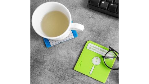 Silicone Floppy Disk Coasters 