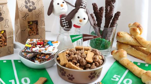 Whether you're celebrating the Puppy Bowl or throwing a pooch-themed birthday party, these snacks will be a hit.
