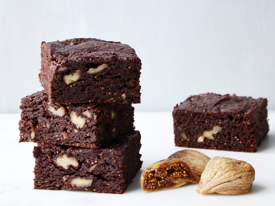 Get the Recipe: <a href="index.php?page=&url=https%3A%2F%2Fwww.foodnetwork.com%2Frecipes%2Ffood-network-kitchen%2Ffruit-sweetened-fig-and-walnut-brownies-3364668" target="_blank">Fruit-Sweetened Fig and Walnut Brownies</a>