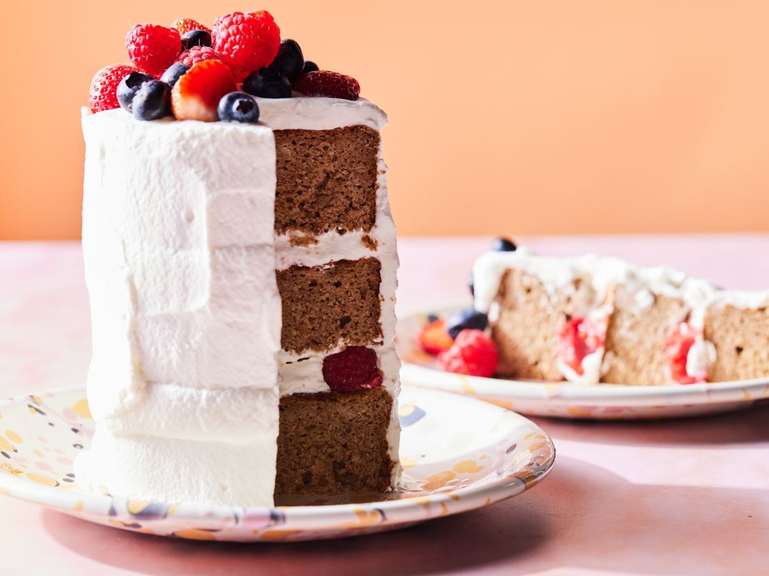 Get the Recipe: <a href="index.php?page=&url=https%3A%2F%2Fwww.foodnetwork.com%2Frecipes%2Ffood-network-kitchen%2Fsugar-free-first-birthday-cake-14182362" target="_blank">Sugar-Free First Birthday Cake</a>