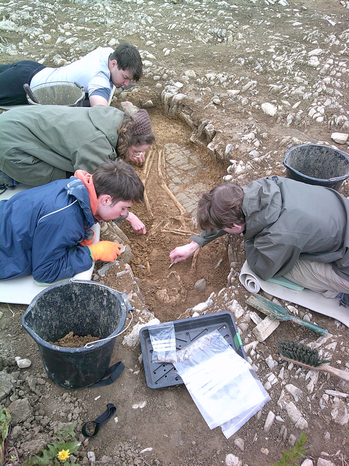 The site is estimated to be home to around 80 skeletons in total.