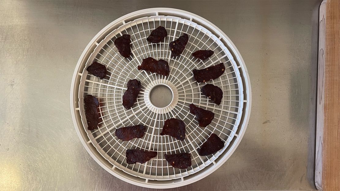The Gardenmaster’s round trays provided plenty of surface area, and the channels circulated warm air evenly, giving us consistent results regardless of where we placed our food.