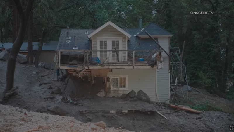 Mudslides Bury Homes Cars Southern California After Heavy Rains