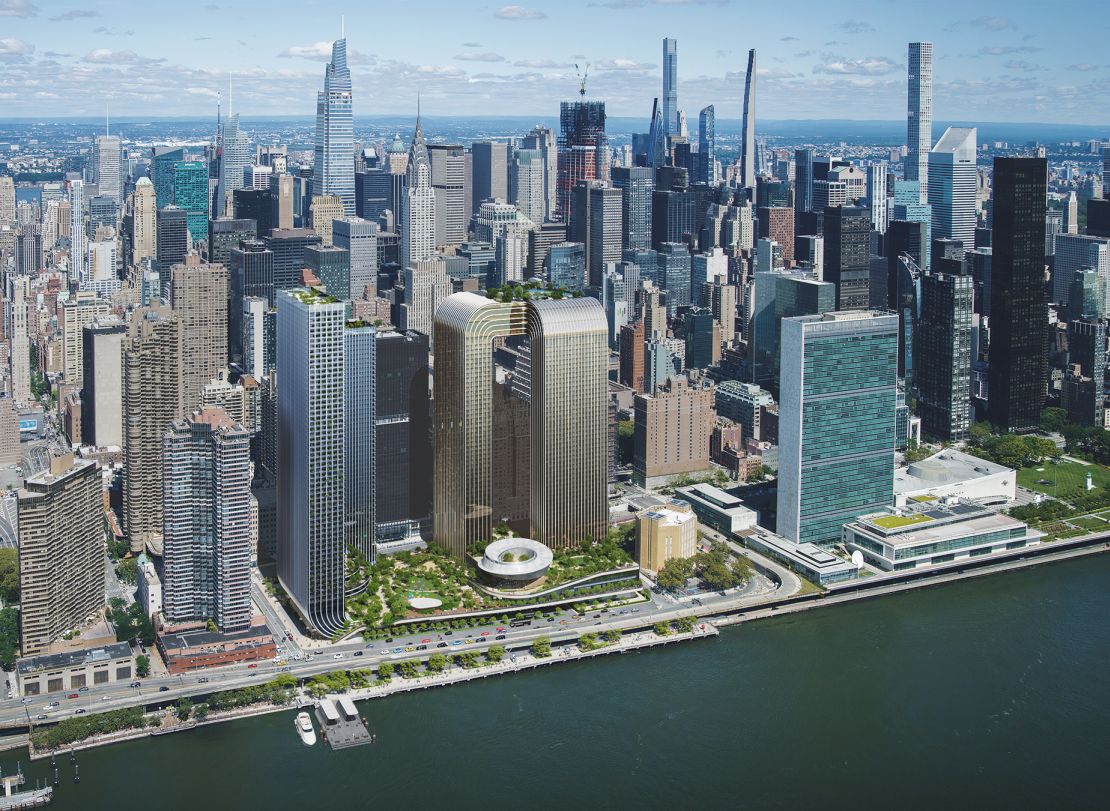 The development is set to occupy a 6.7-acre plot next to the East River in Midtown Manhattan.