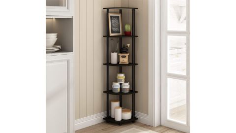 Furinno Turn-N-Tube 5-tier corner shelf