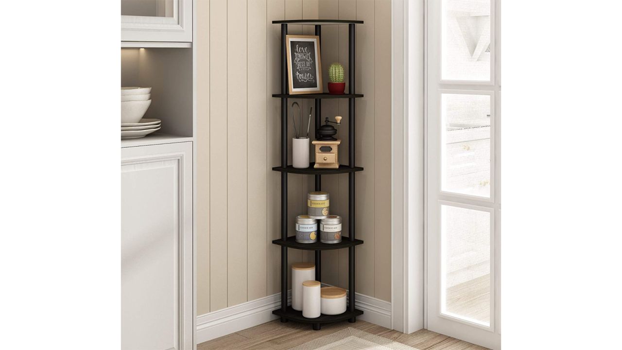 Furinno Turn-N-Tube 5 Tier Corner Shelf