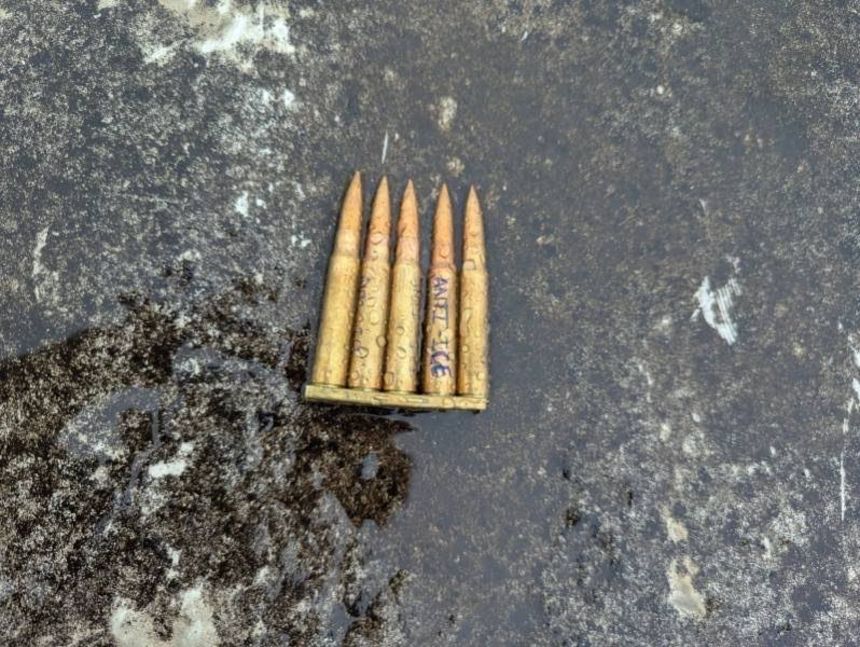 FBI Director Kash Patel shared an image on social media of the bullets connected to the shooting at an Dallas ICE facility on Wednesday morning.