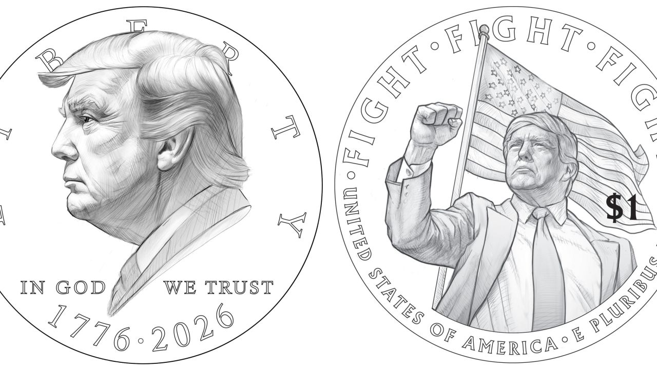 ATTENTION ALL PATRIOTS: America is back, and so is the one-dollar coin. @POTUS @realDonaldTrump will forever be the face of America’s 250th Birthday, thanks to @SecScottBessent and @TreasurerBeach. These first drafts show that our nation is ready to FIGHT, FIGHT, FIGHT!!!