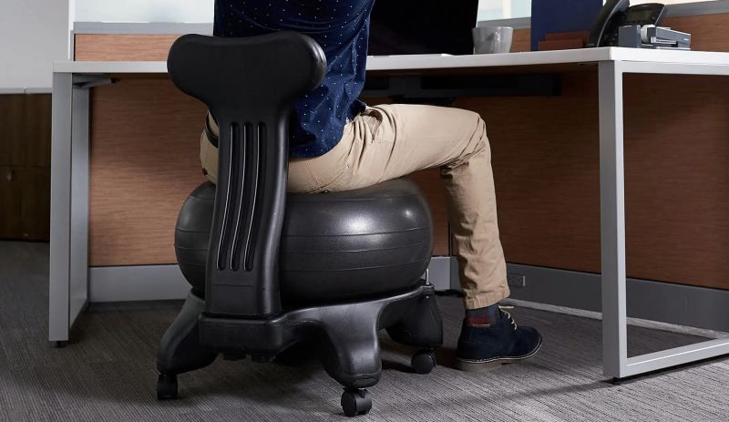 Gaiam S Classic Balance Ball Chair Is Currently 58 Off CNN Underscored   Gaiam Classic Balance Ball Chair Cnnu 