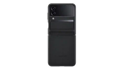 Galaxy Z Flip 4 . Folding Leather Cover