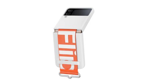 Galaxy Z Flip 4 Silicone Case with Strap