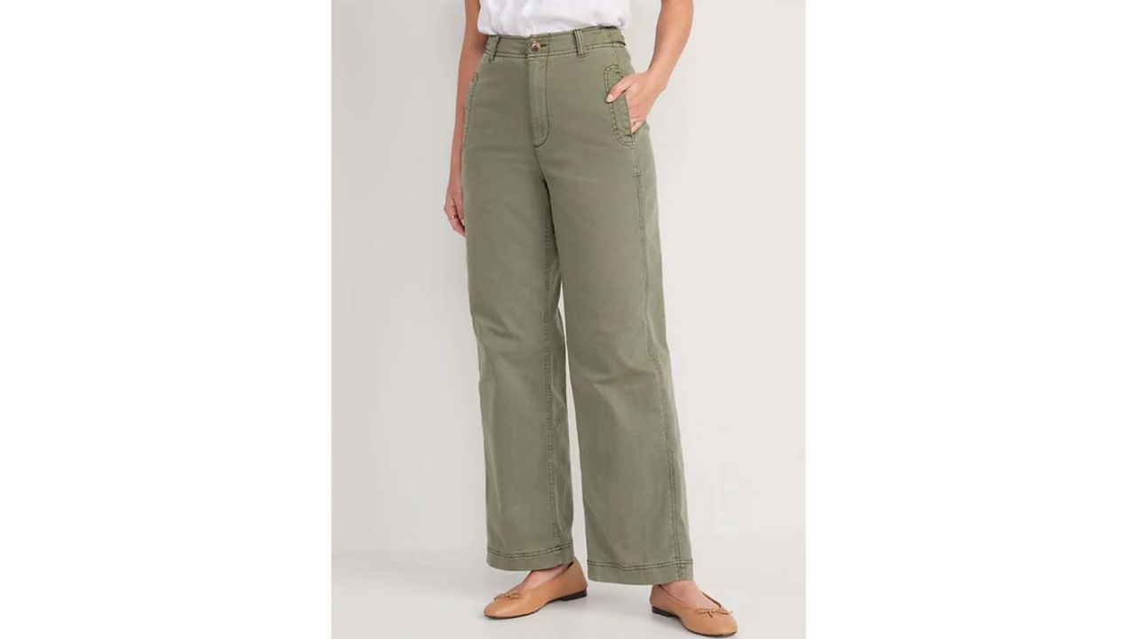 Extra High-Waisted Wide-Leg Workwear Pants for Women