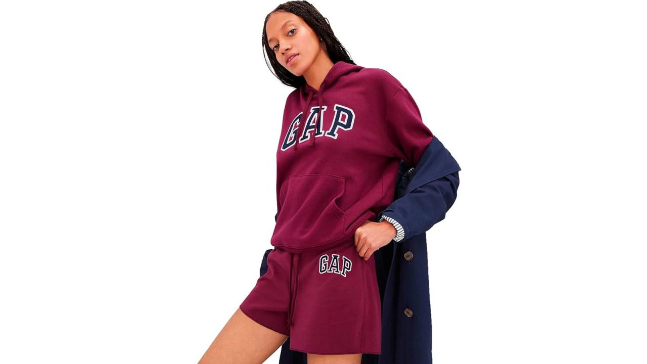 GAP Women's Logo Hoodie Hooded Pull-on Sweatshirt.jpg