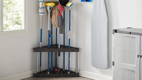 Rubbermaid Garage Corner Tool Tower Rack