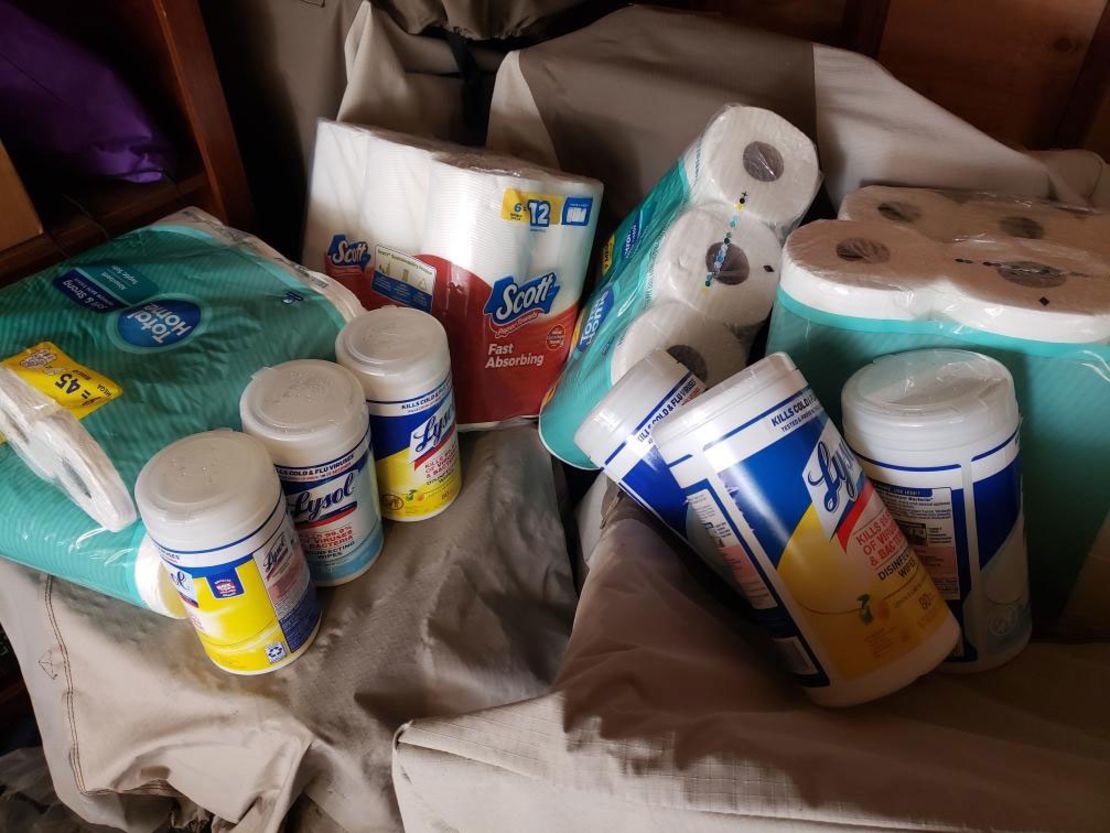 Gaylon Alcaraz is extremely worried about having to pay more for household necessities if President-elect Donald Trump follows through with tariff threats he's made. That's prompted her to stockpile essential household goods that she stores in her garage.