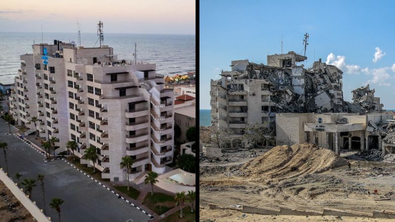 ‘We will rebuild,’ Gaza hoteliers tell CNN