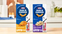 Kraft is rolling out plant-based mac and cheese.
