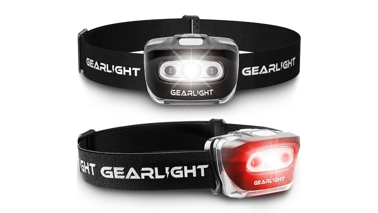 two GearLight LED Headlamps