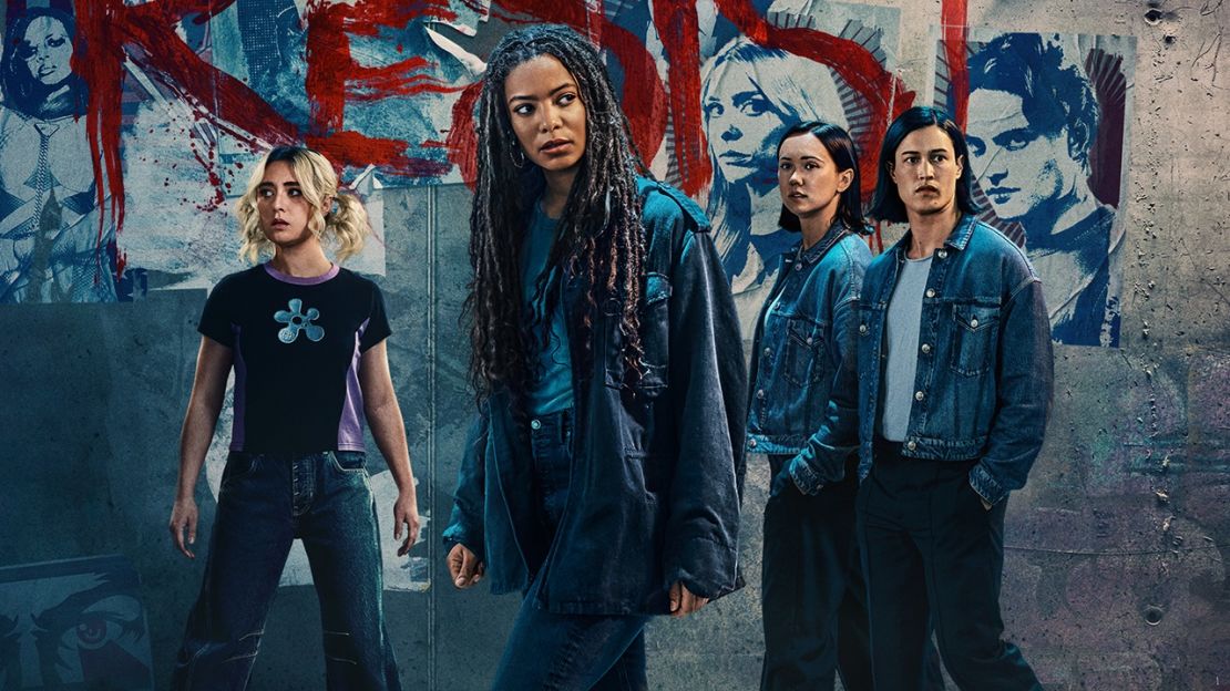 Lizzie Broadway, Jaz Sinclair, London Thor y Derek Luh en la temporada 2 de "Gen V".