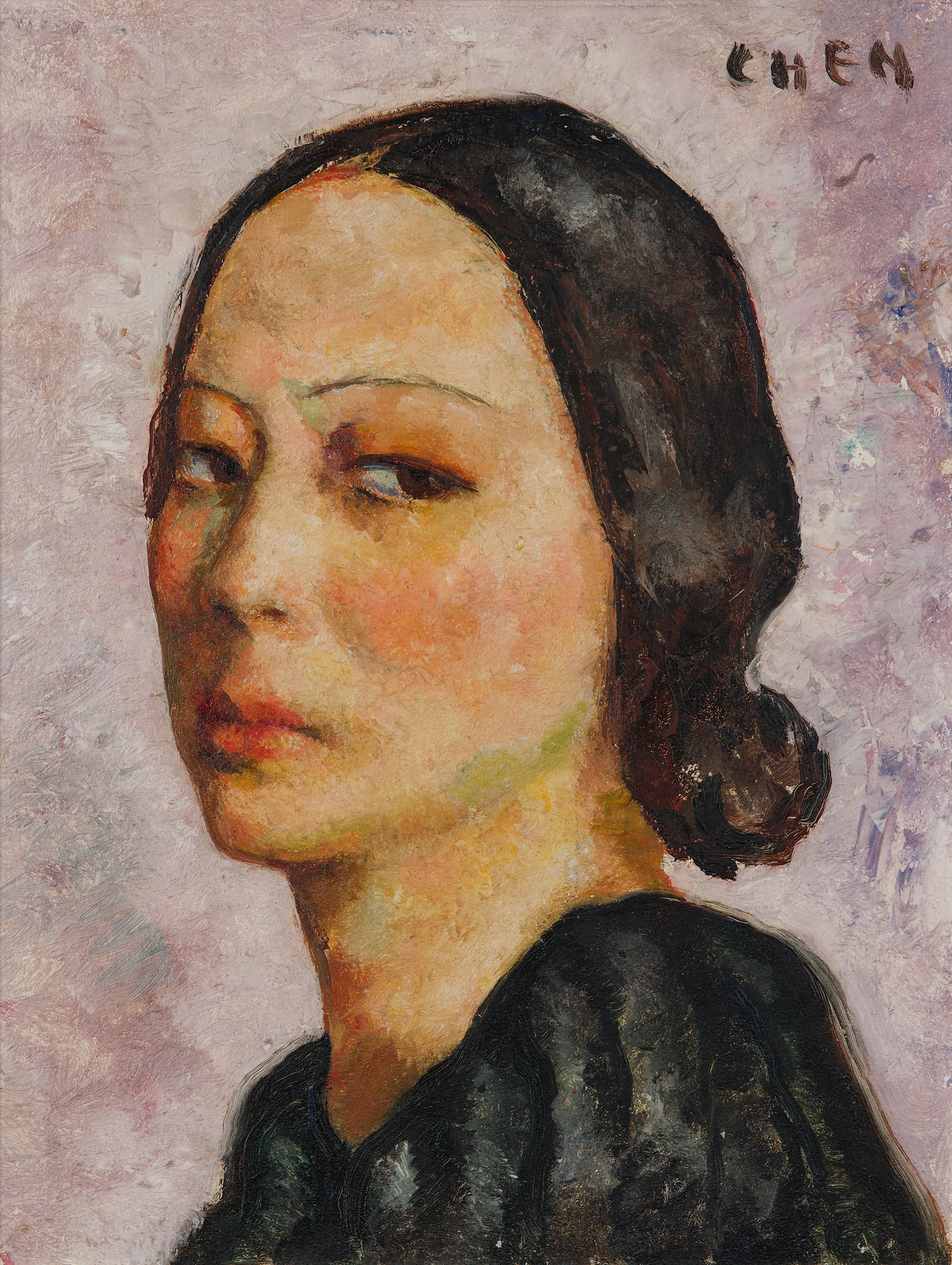 A 1930s self-portrait by Georgette Chen, a Singaporean painter who exhibited works at exhibitions and salons in Paris.