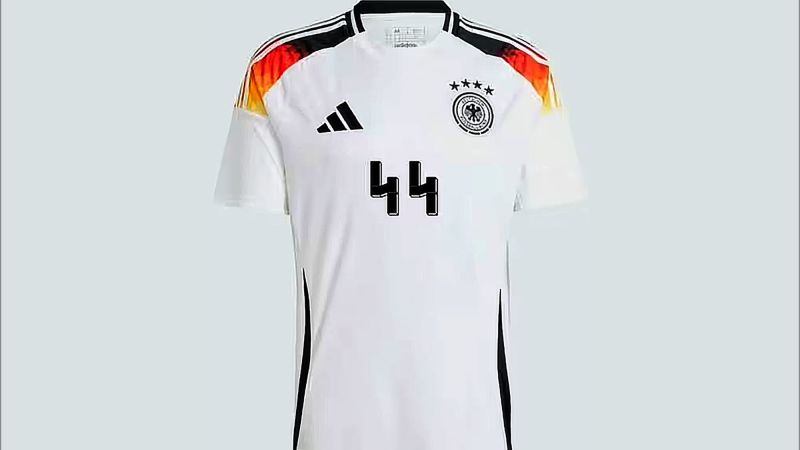 German soccer authorities redesign number 4 on national jerseys due to Nazi resemblance