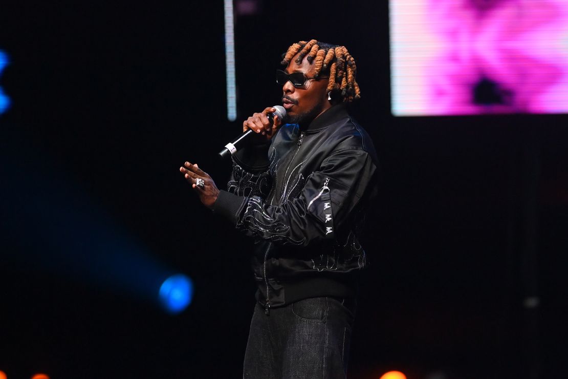 Asake performs during the Headies Awards in Atlanta, Georgia, on September 3, 2023.