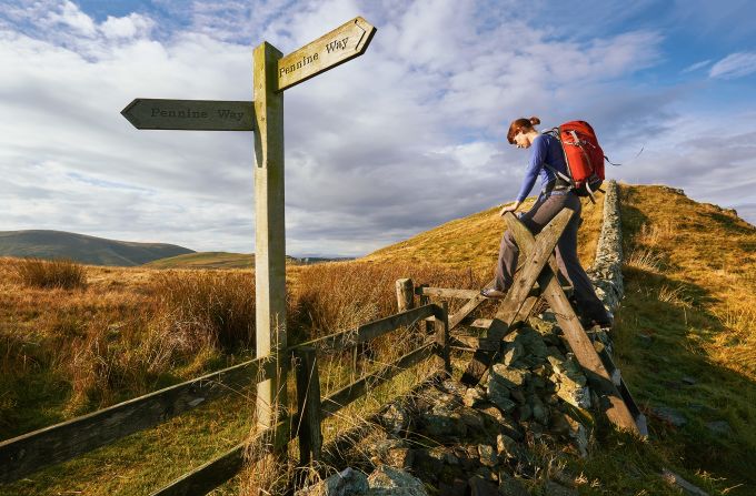 <strong>England's footpaths:</strong> The popular Pennine Way (pictured here) turns 60 in 2025.