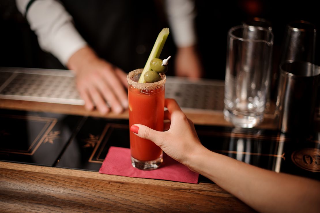 Bloody Marys are highly customizable, and many ingredients (even the traditional tomato juice and vodka bases) are subbed out for others. Restaurants and bars in recent years also have taken the garnish game to a new level.