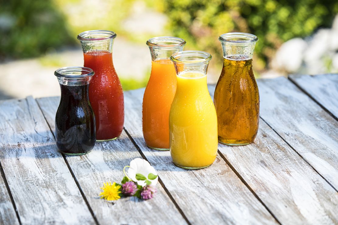 One hundred percent fruit or vegetable juice should not be consumed as a daily serving for nutritional health, said Dr. David Katz, founder of True Health Initiative. Prioritize whole fruits instead.