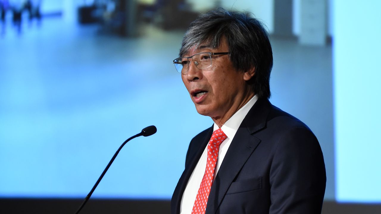 Dr. Patrick Soon-Shiong accepts the Champion of Business award at the second annual Champions of Business in El Segundo on Thursday, September 28, 2017.