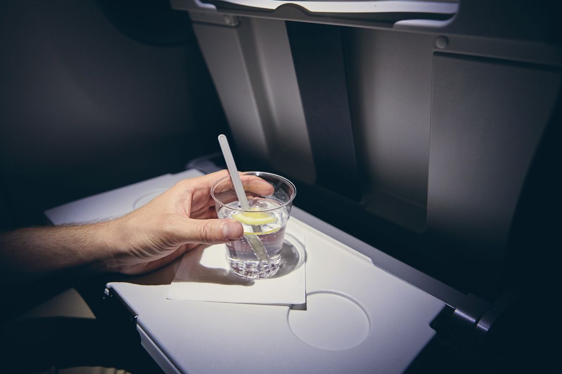 Go easy on that in-flight alcohol.